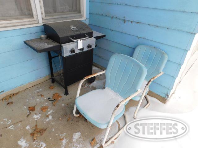 Bighorn Gas Grill & Metal Chairs